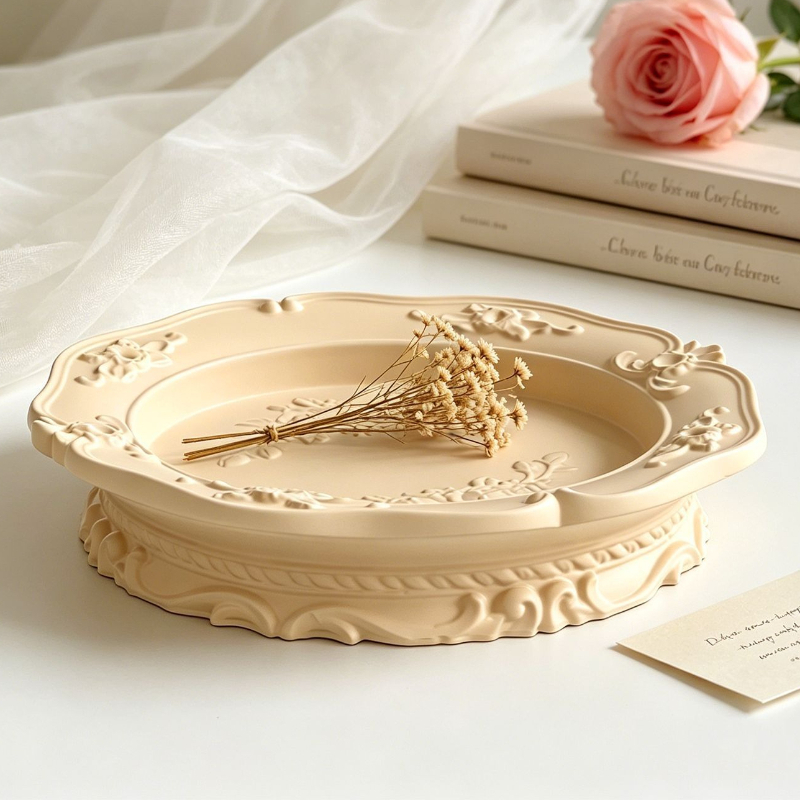 Soap Making Designs - Elegant Vintage Baroque Lace Silicone Mold,