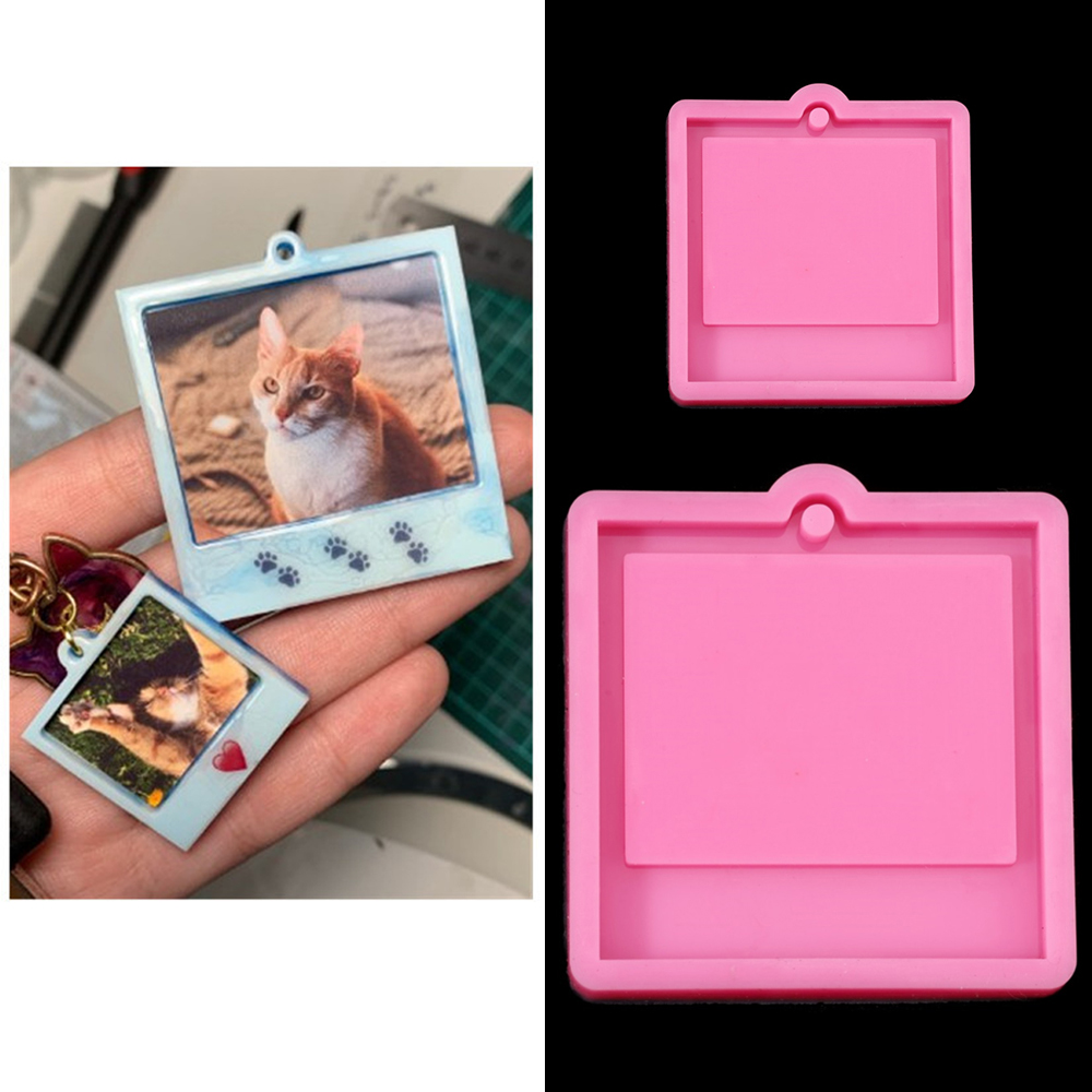 Soap Making Designs - Photo Frame Epoxy Resin Keychain Mold