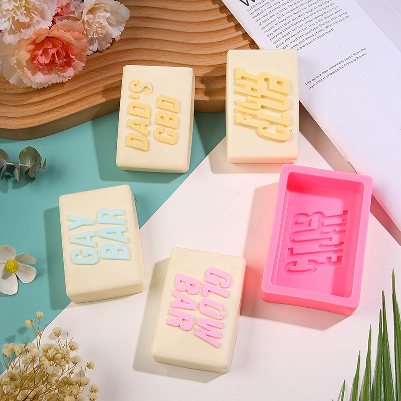Soap Making In Fight Club - Fight Club Letters Soap Silicone Mold