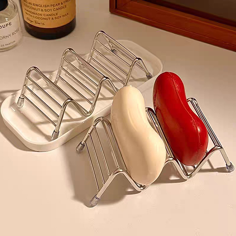 Soap Dish Draining - 1pcs Stainless Steel Soap Rack Drainage