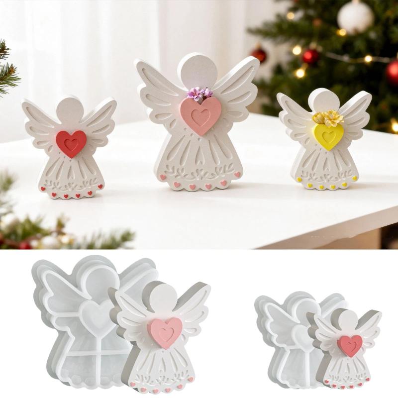 Soap Making Designs - Love Angel Gypsum Mold Candle Silicone