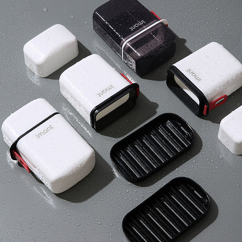 Soap Dish Draining - Travel Portable Soap Box With Lid