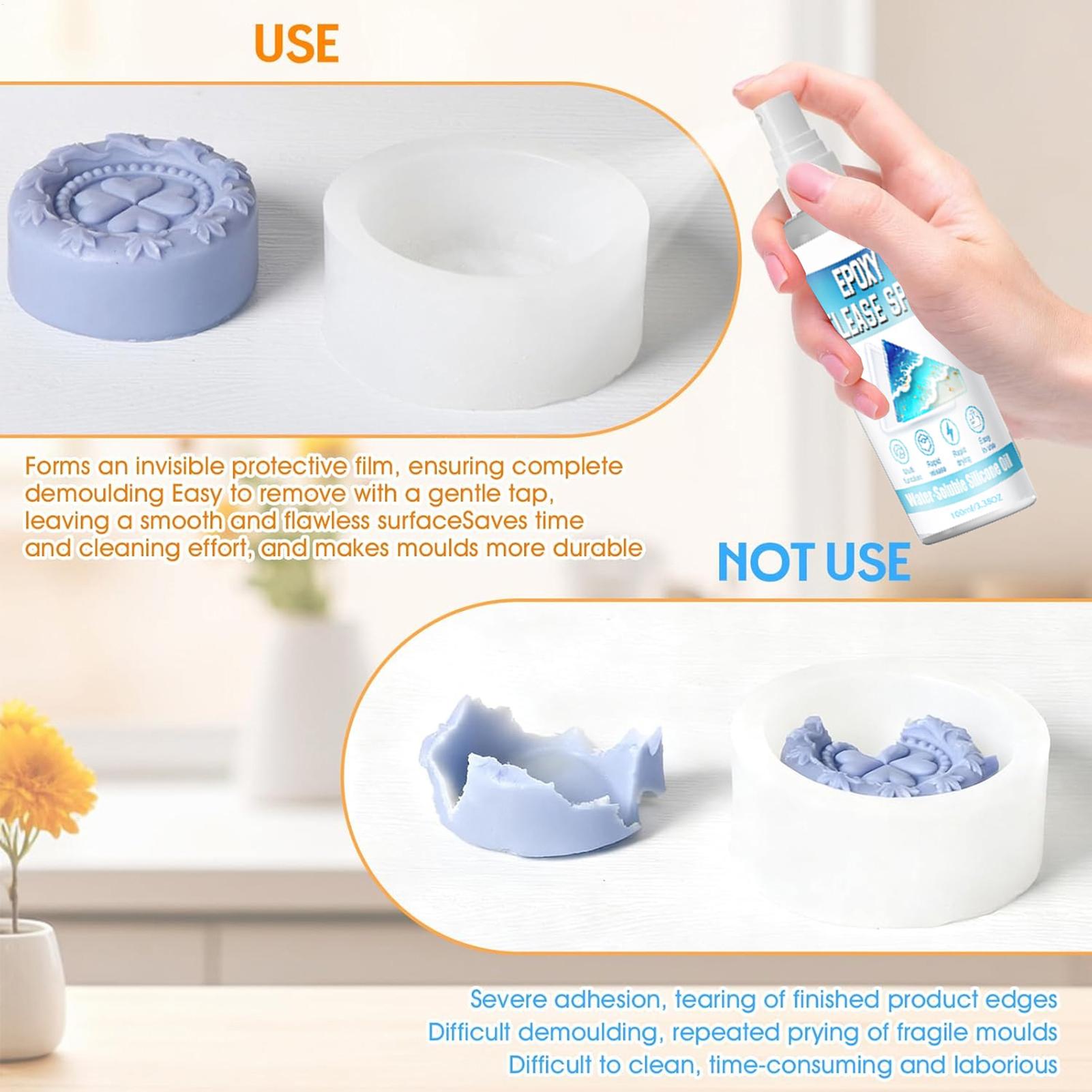 100ml Silicone Release Spray E - Soap Making Designs ulasan dan harga