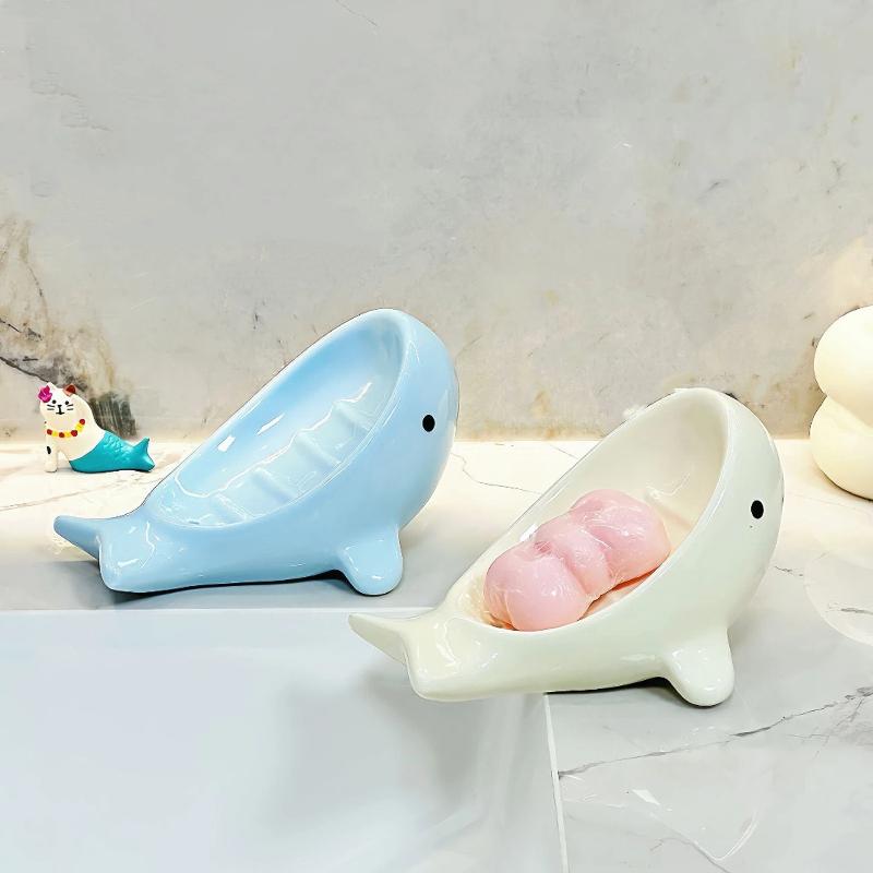 Creative Whale Soap Dish For H - Soap Dish Draining ulasan dan harga