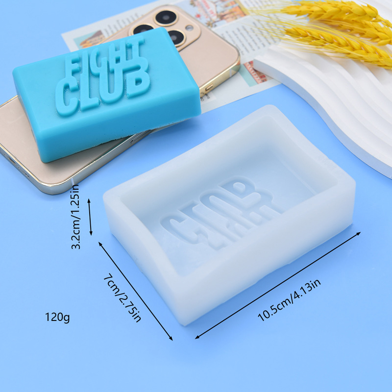 Fight Club Soap Silicone Mold  - Soap Making In Fight Club ulasan dan harga