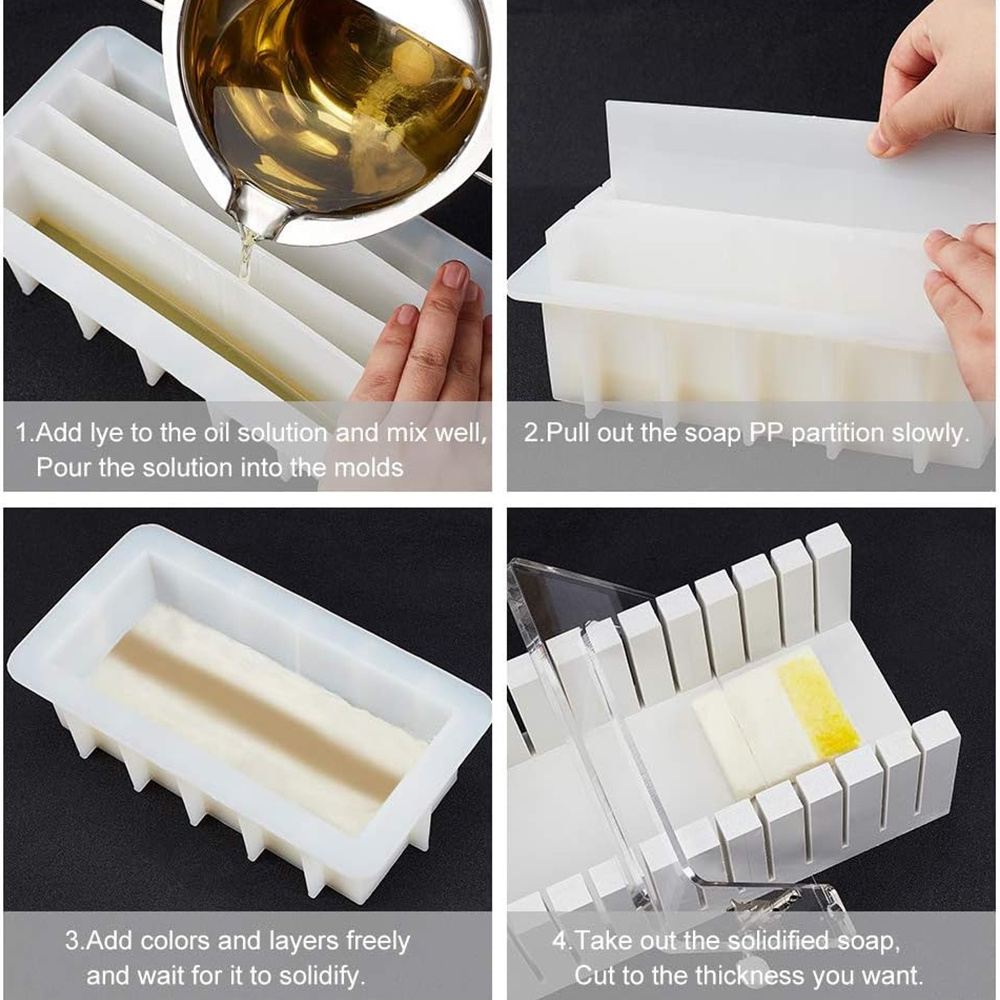 42oz Silicone Soap Mold with 5 - Soap Making Lye ulasan dan harga