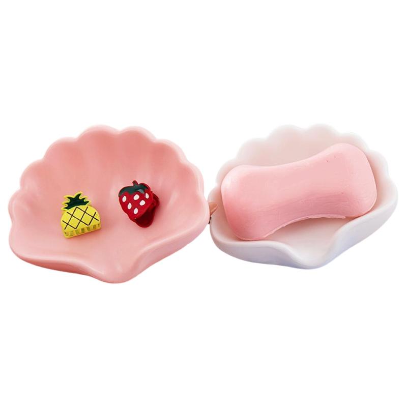 Cute Bow Heart Shaped Ceramic  - Soap Dish Draining ulasan dan harga