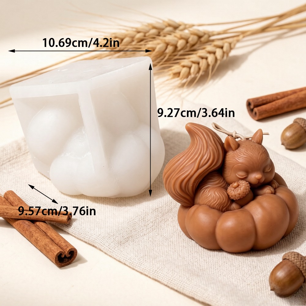Squirrel Pumpkin Silicone Cand - Soap Making Friend ulasan dan harga
