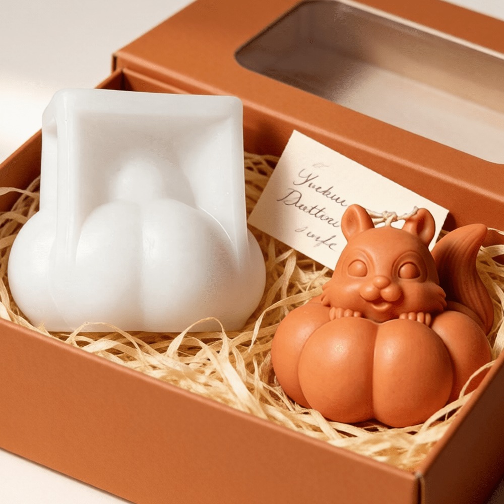 Squirrel Pumpkin Silicone Cand - Soap Making Friend ulasan dan harga