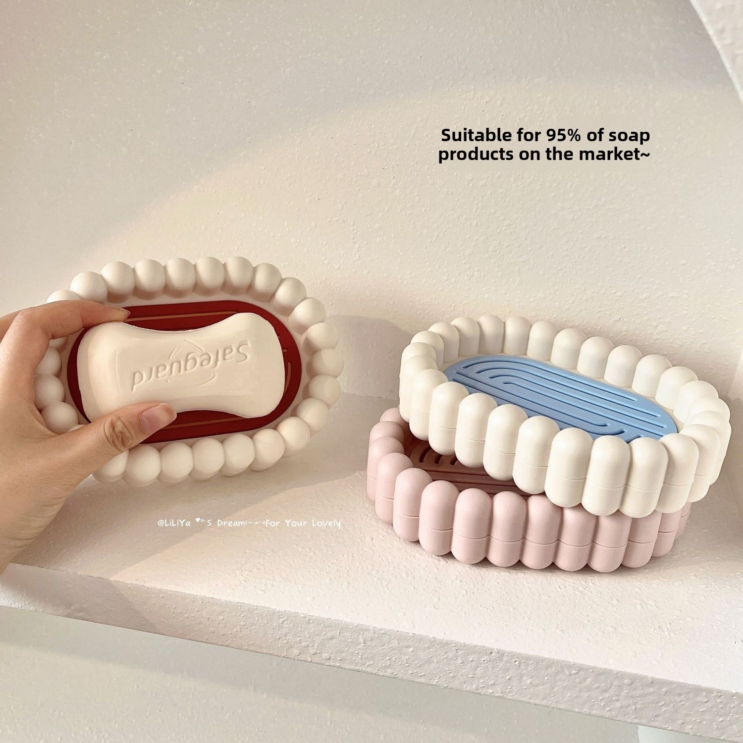 Bathroom Soap Box Plastic Soap - Soap Dish Draining ulasan dan harga