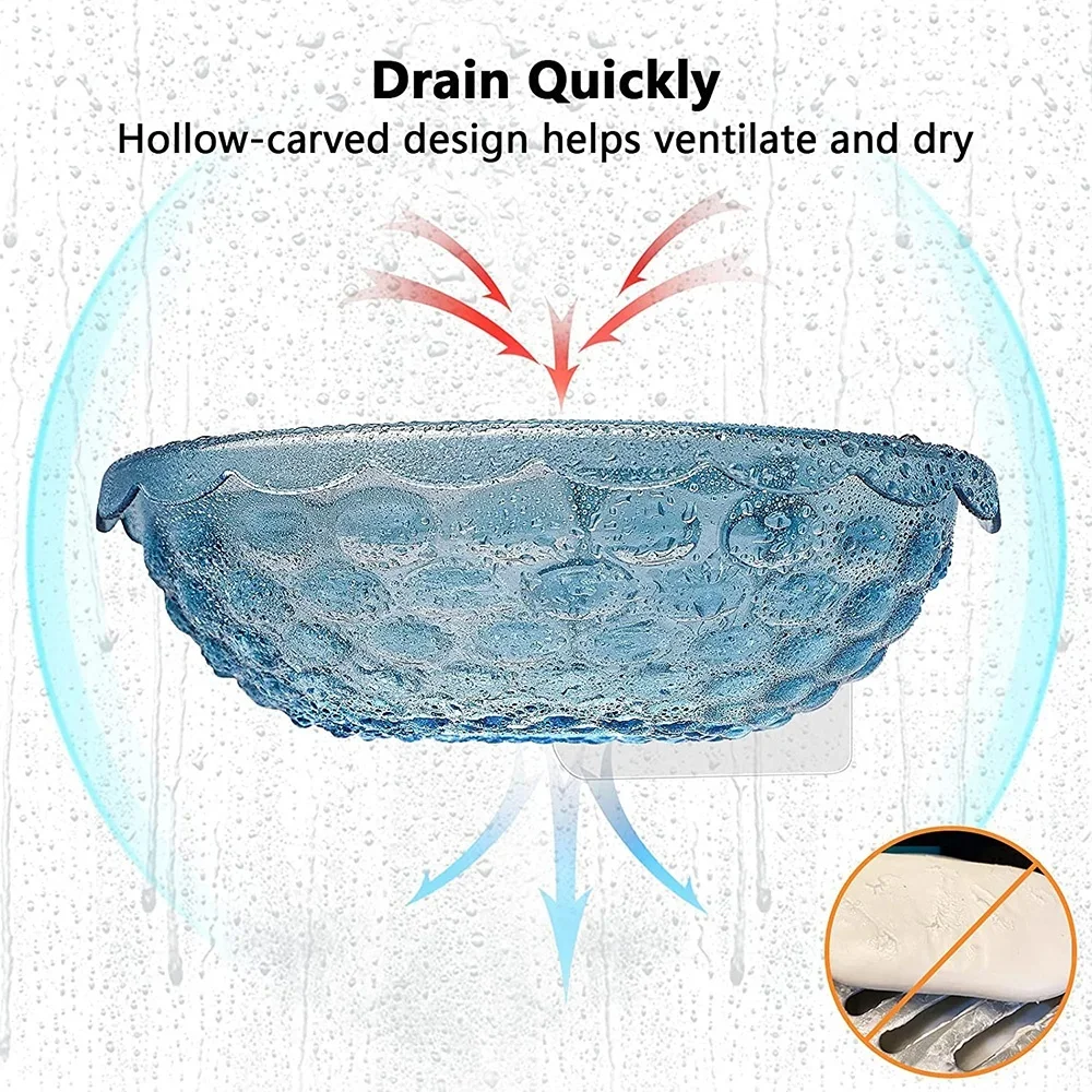 Soap Holder Adhesive Soap Dish - Soap Dish Draining ulasan dan harga