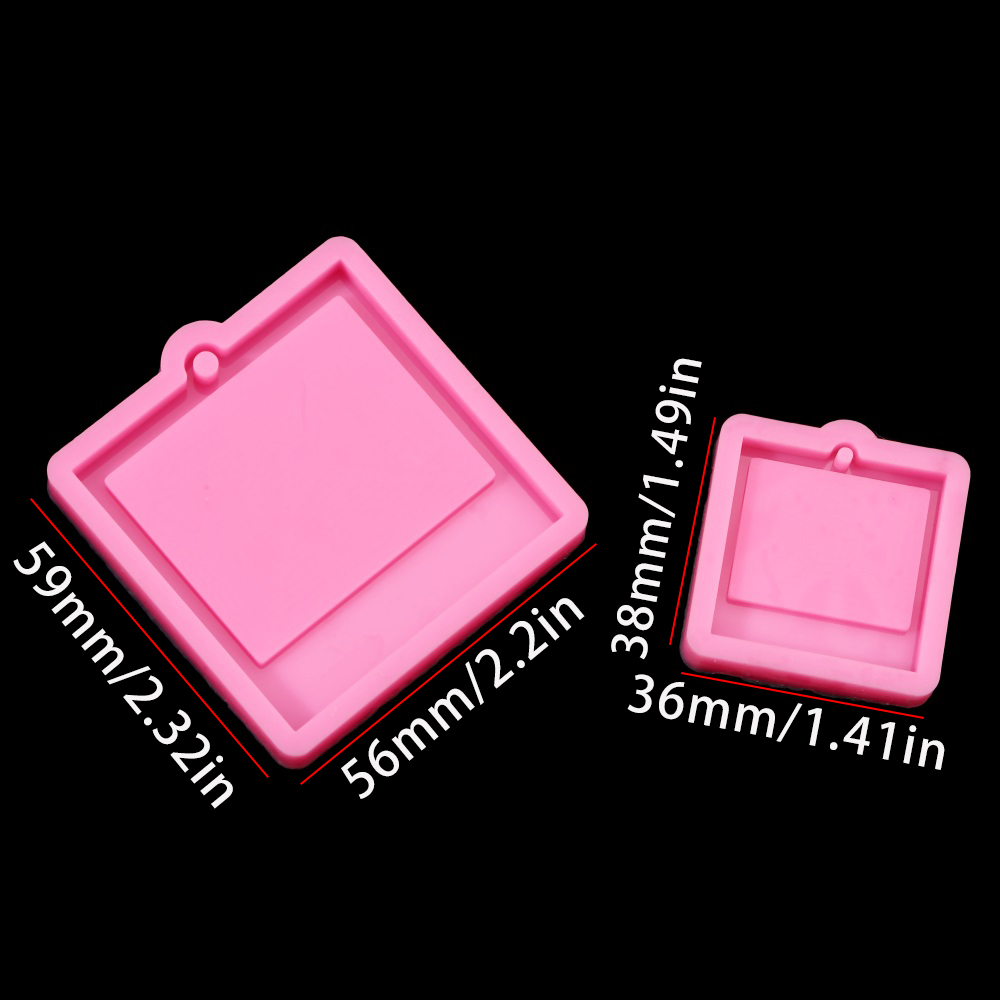 Photo Frame Epoxy Resin Keycha - Soap Making Designs ulasan dan harga