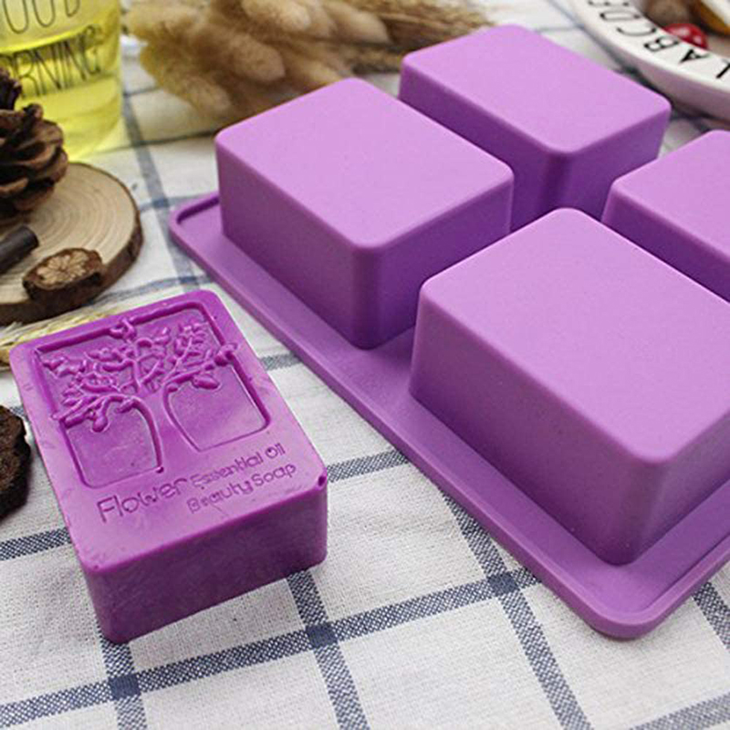 Rectangle Life Tree Silicone S - Soap Making Lye ulasan dan harga