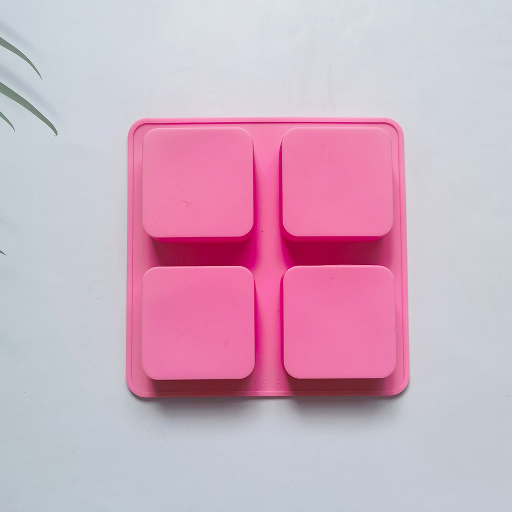 Handmade 4 Holes Square Silico - Soap Making Lye ulasan dan harga