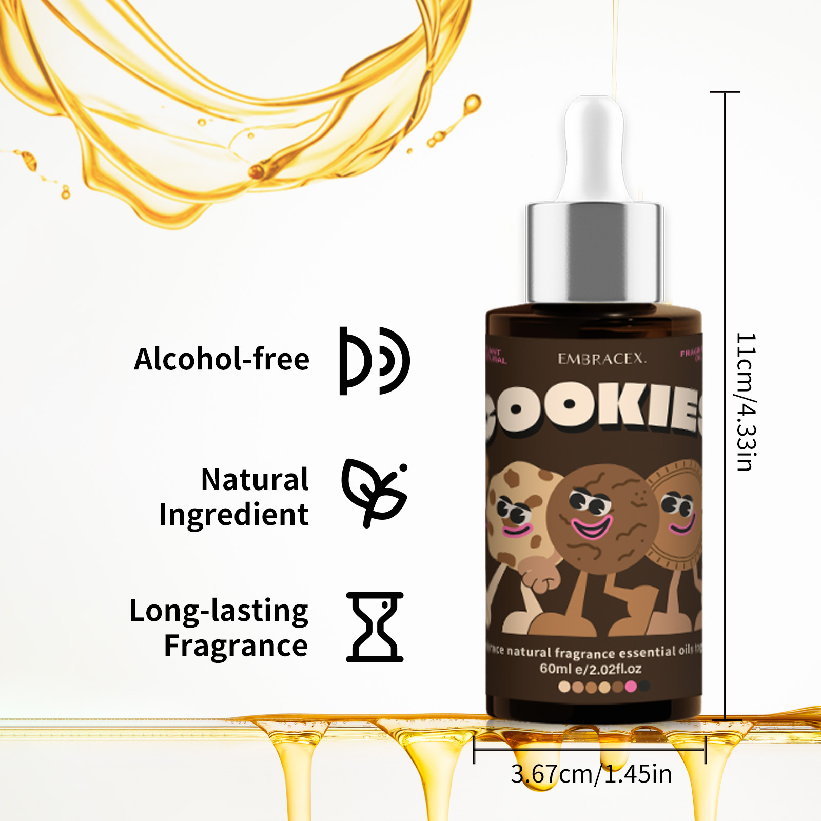 60ml Cookies Essential Oil Ski - Soap Making Friend ulasan dan harga