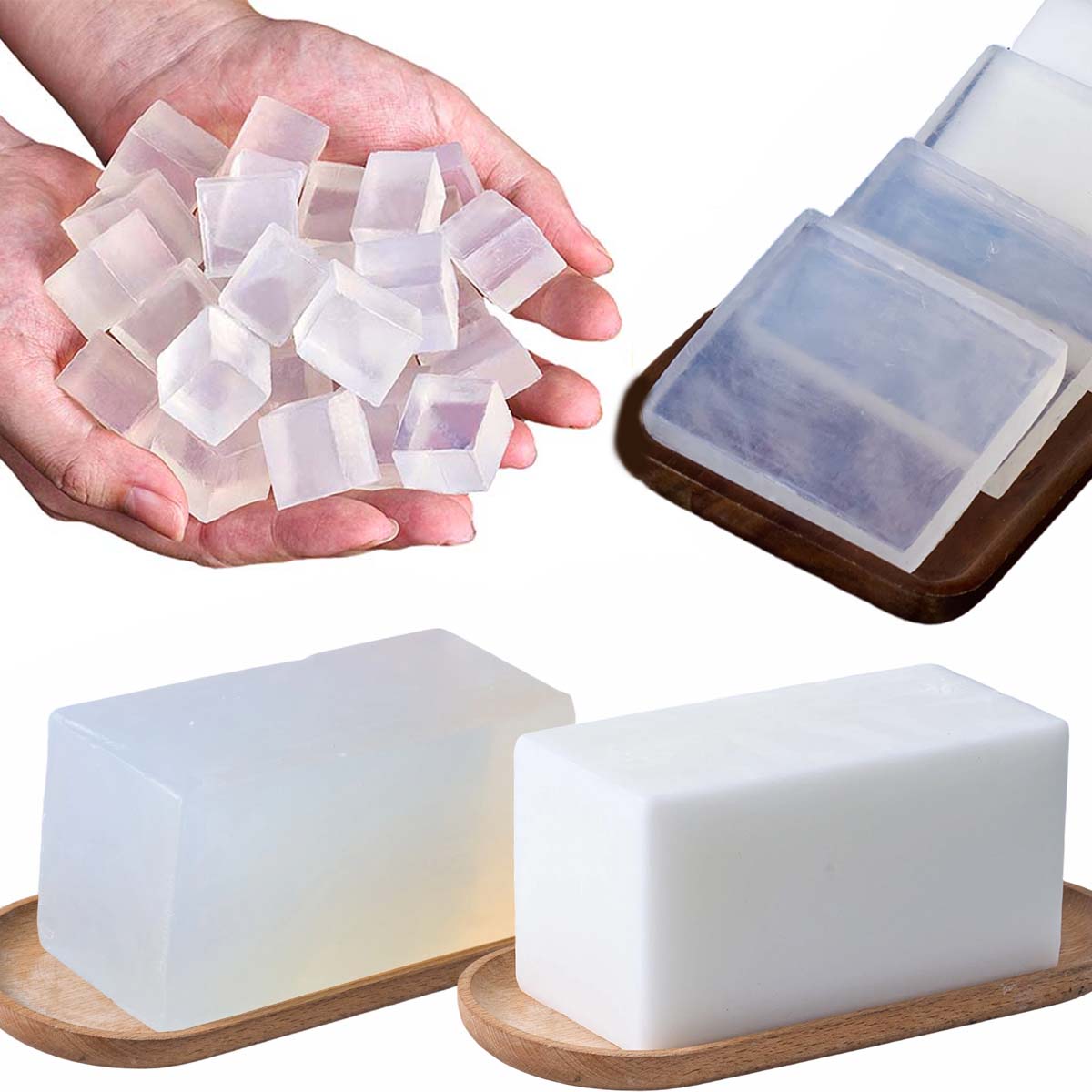 1000g Glycerin Soap Base DIY H - Soap Making Supplies Wholesale ulasan dan harga