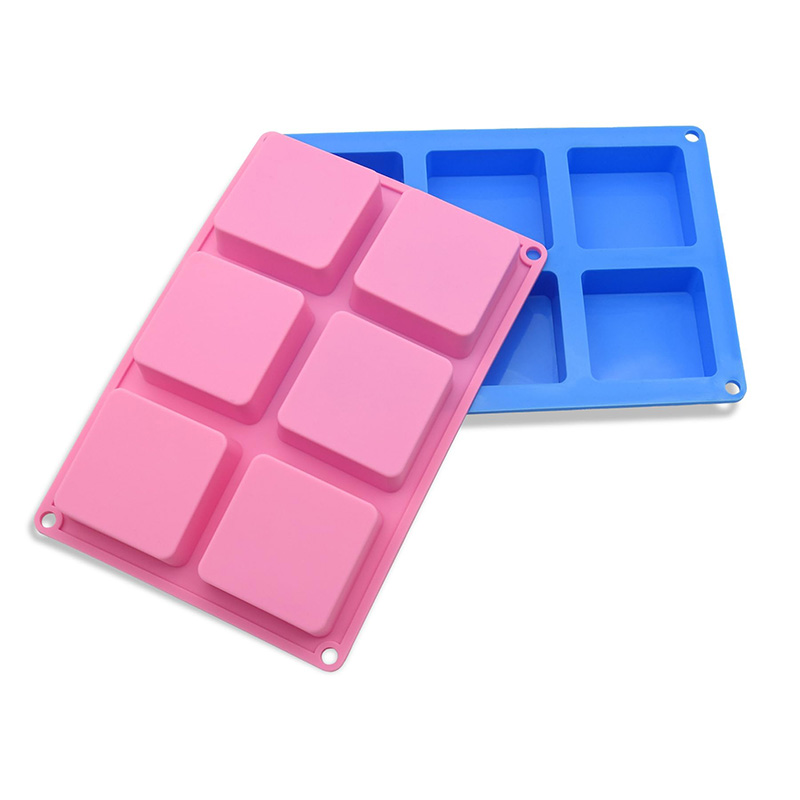 Square Soap Molds 6-Cavity Non - Soap Making Designs ulasan dan harga