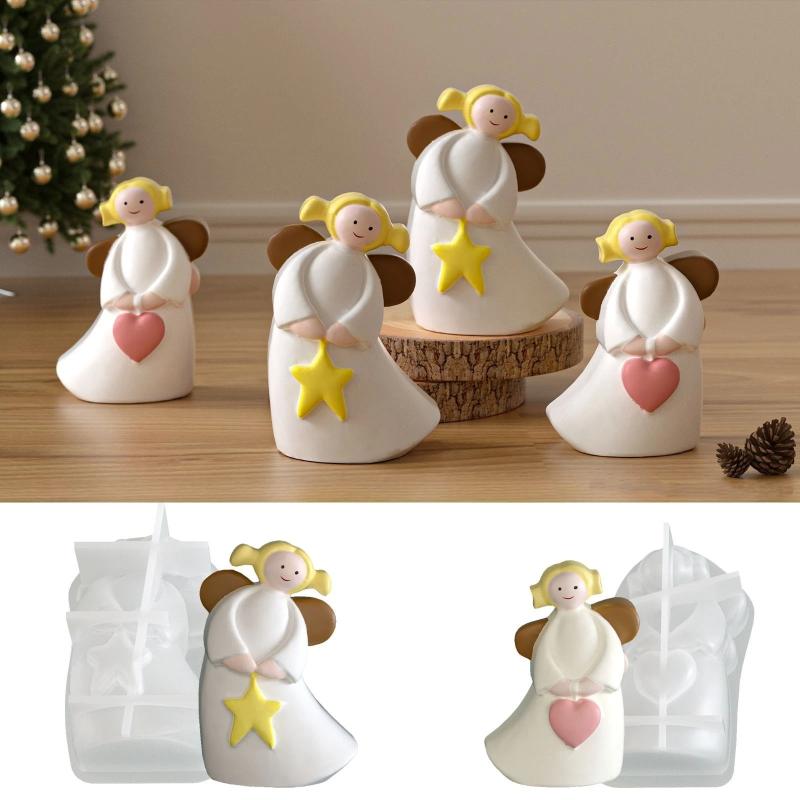 Love Angel Gypsum Mold Candle  - Soap Making Designs ulasan dan harga