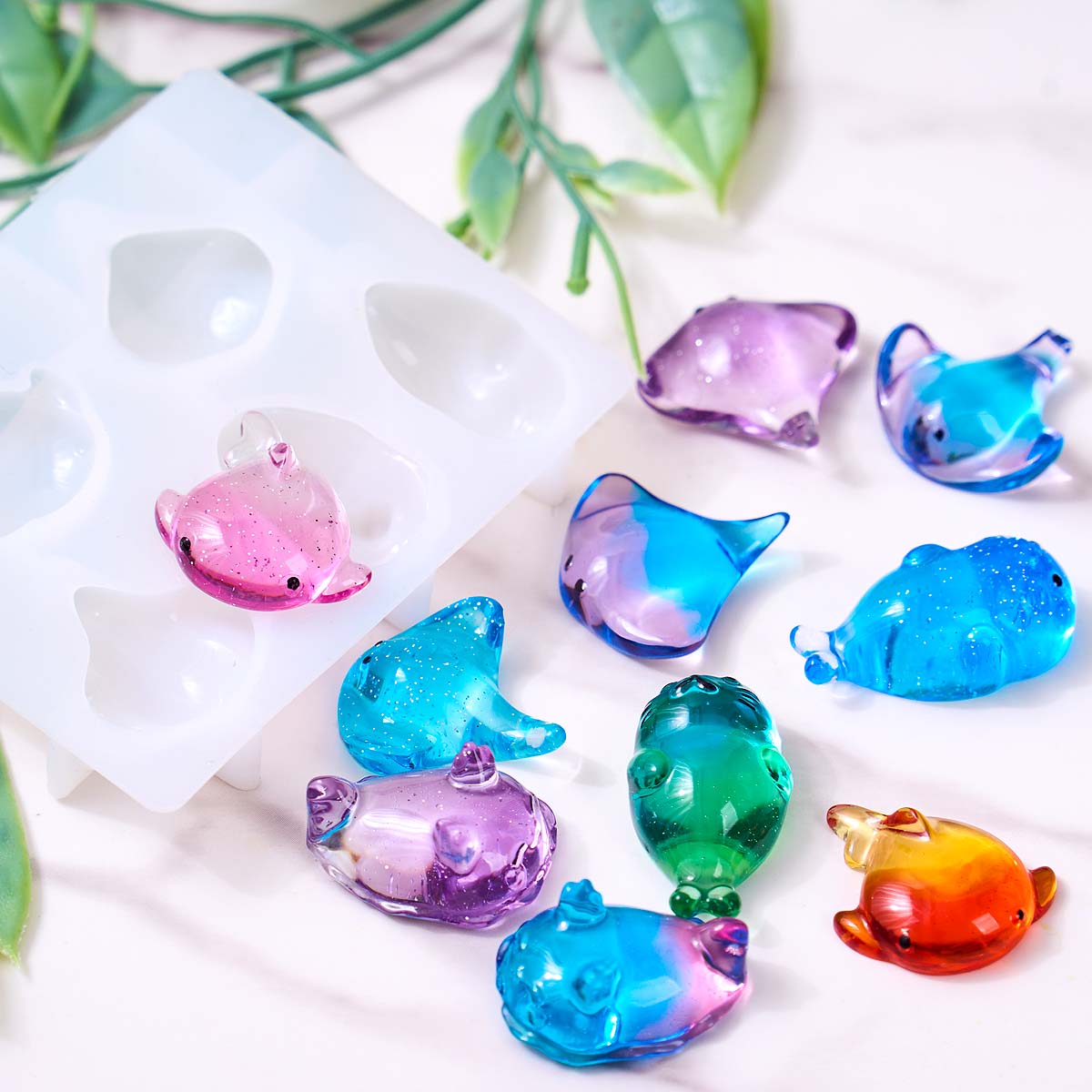3D Healing Kawaii Manta Ray Wh - Soap Making Designs ulasan dan harga