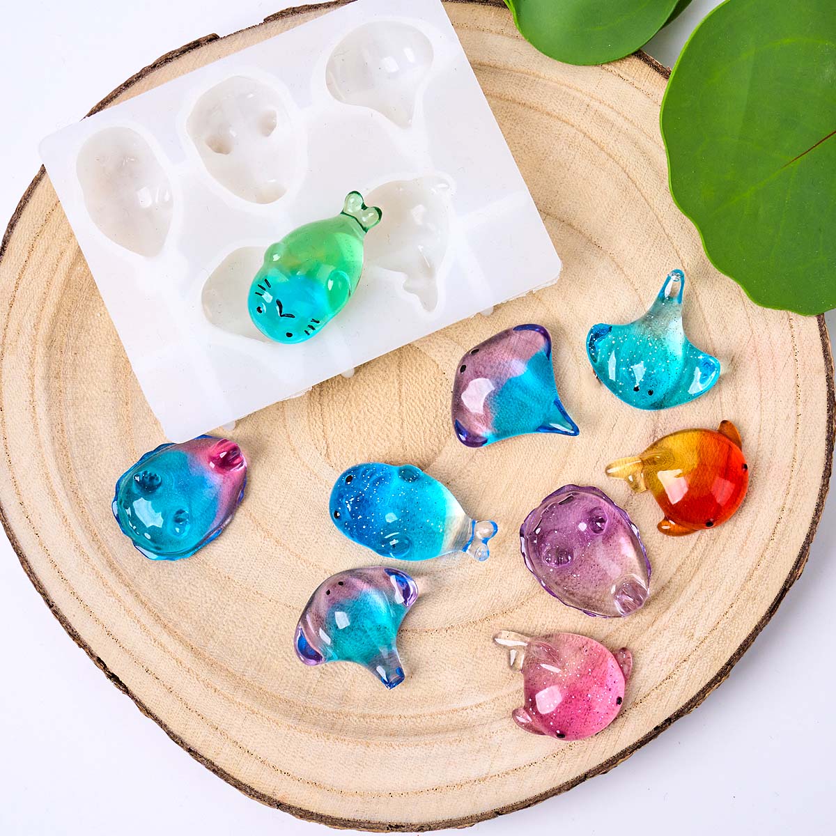 3D Healing Kawaii Manta Ray Wh - Soap Making Designs ulasan dan harga