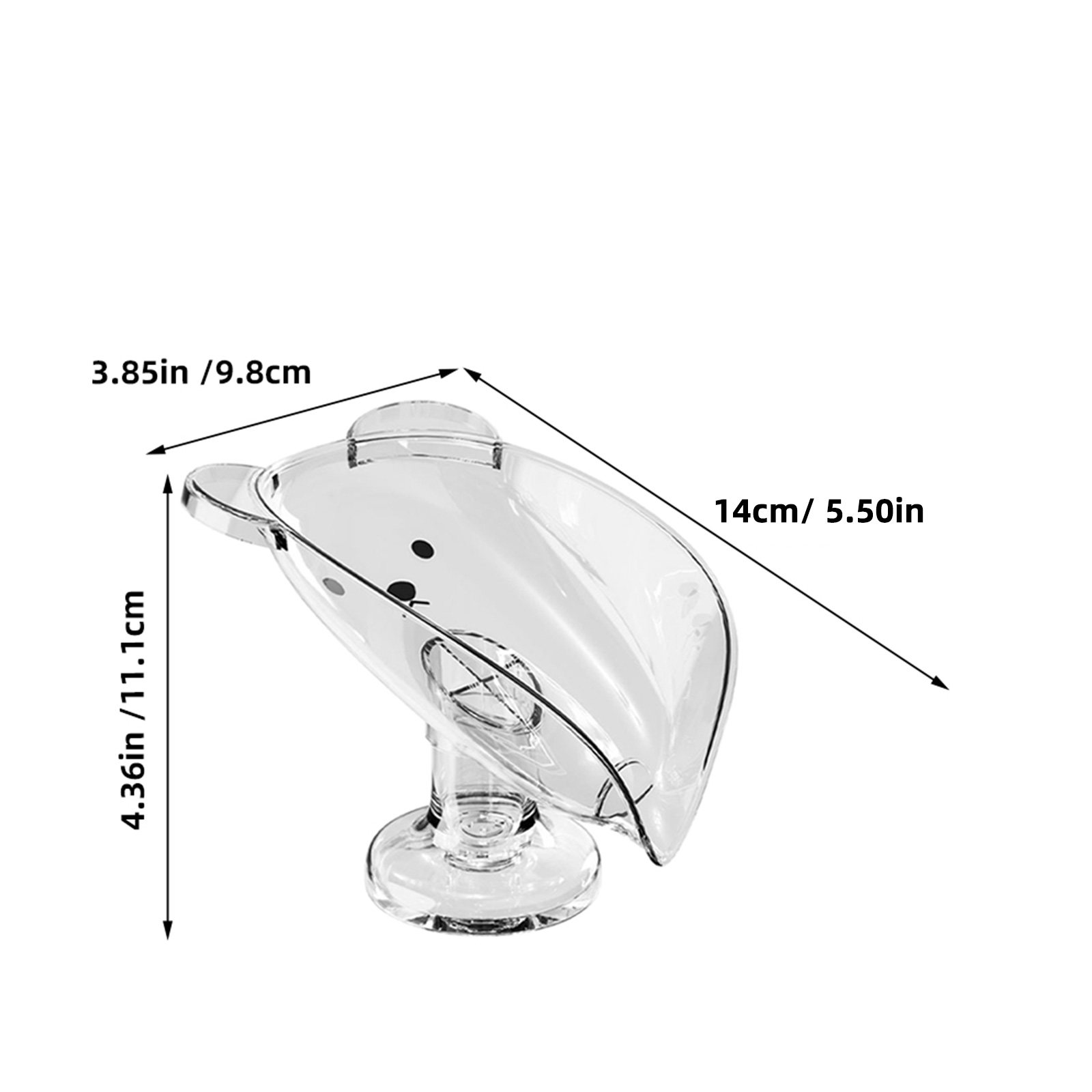 2Pcs Soap Holder Suction Cup S - Soap Dish Draining ulasan dan harga