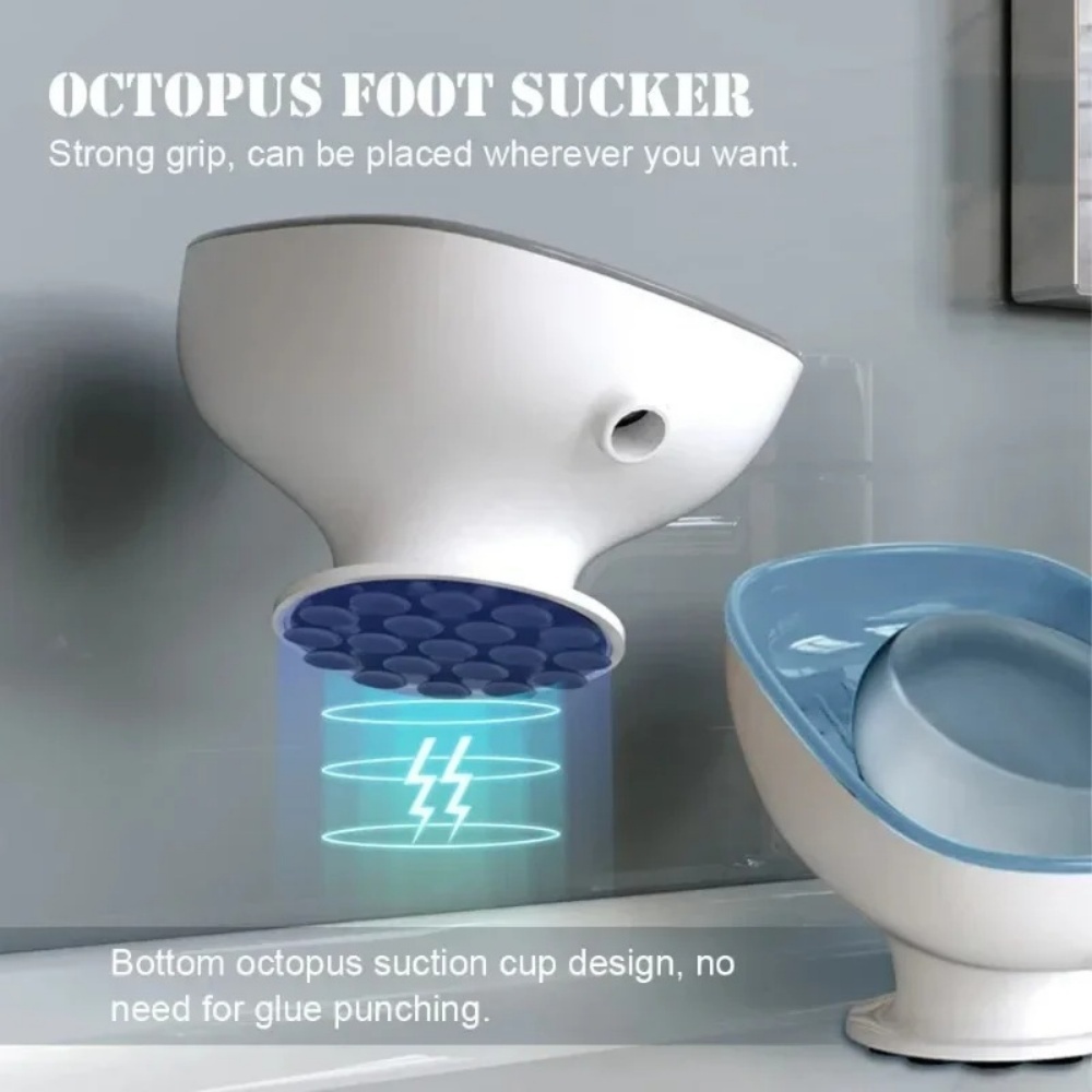 1pc Super Suction Cup Bathroom - Soap Dish Draining ulasan dan harga