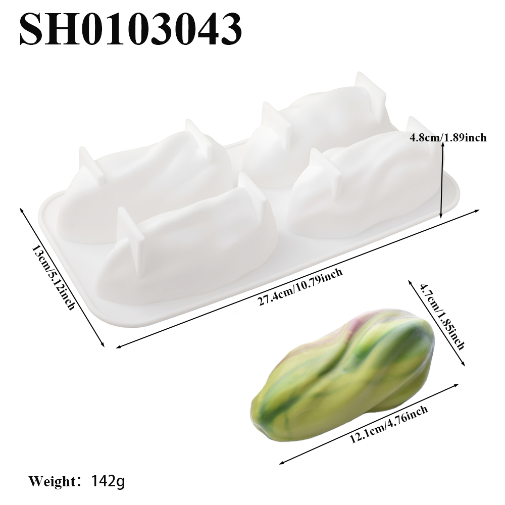 4 or 9-Cell Pistachio Design S - Soap Making Designs ulasan dan harga