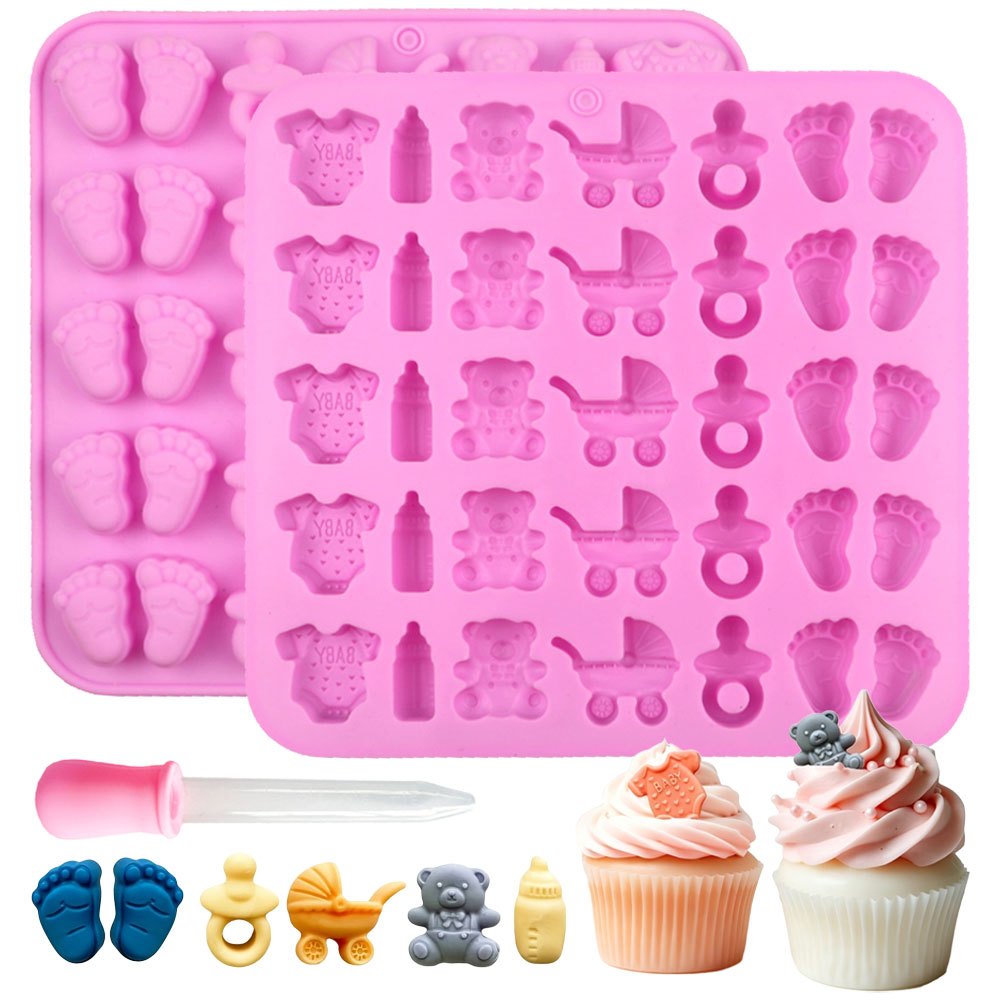 2pcs Silicone Mold Set 35-Cavi - Soap Making Lye ulasan dan harga