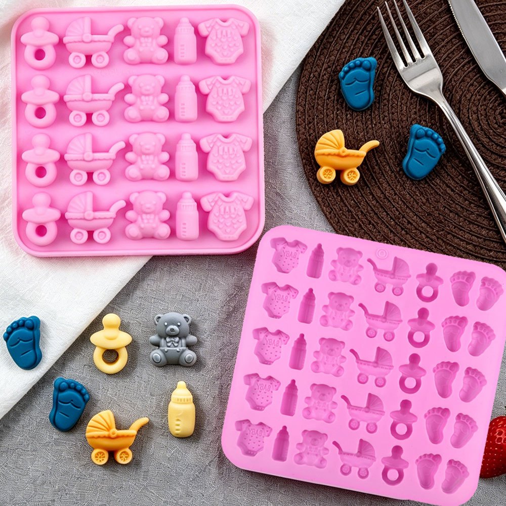 2pcs Silicone Mold Set 35-Cavi - Soap Making Lye ulasan dan harga
