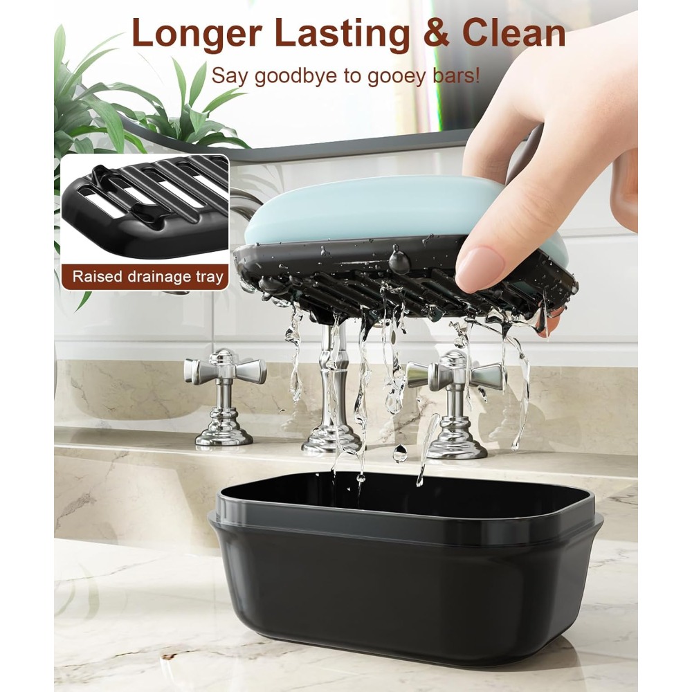 Leakproof Soap Dish Container  - Soap Dish Draining ulasan dan harga